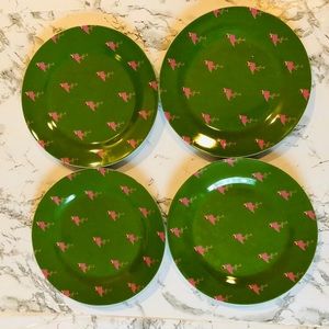 BOSTON WAREHOUSE Trading Company Flamingo Plates